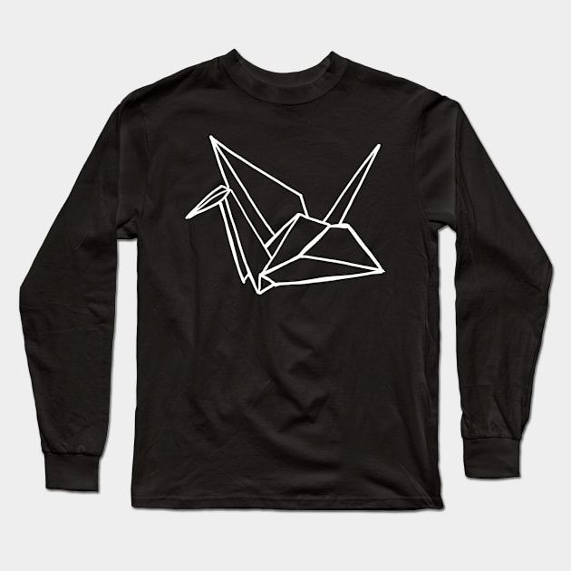 Paper crane Long Sleeve T-Shirt by valentinahramov